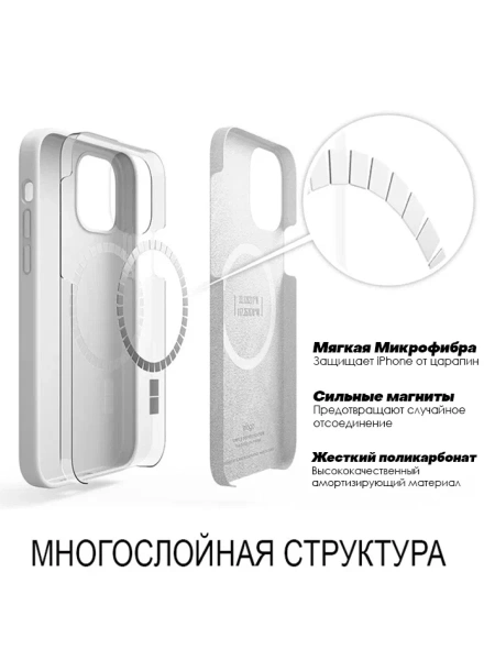 Чехол Apple iPhone 17 Pro Silicone Case MagSafe (Midnight)